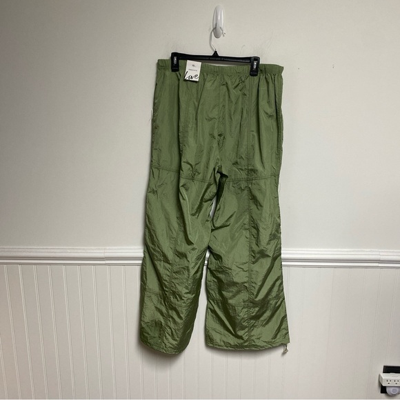 YMI Women’s Parachute Pull on Pants Sweed Seaweed Size XL - Picture 4 of 6